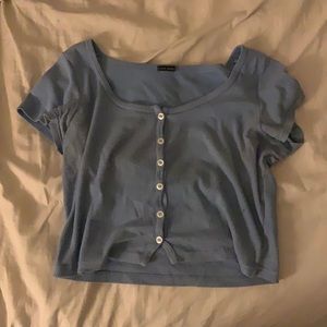 Brandy Melville blue shirt